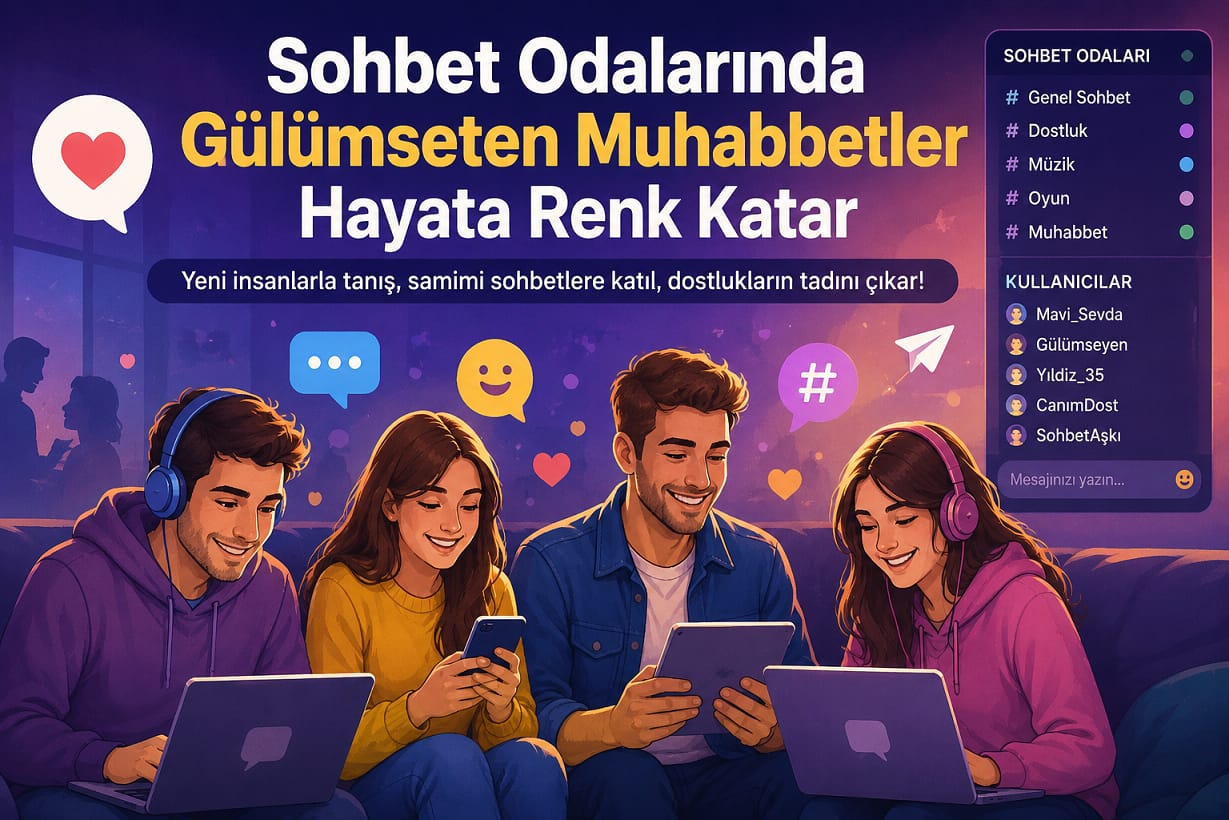 Sohbet Odalarında Gülümseten Muhabbetler Hayata Renk Katar